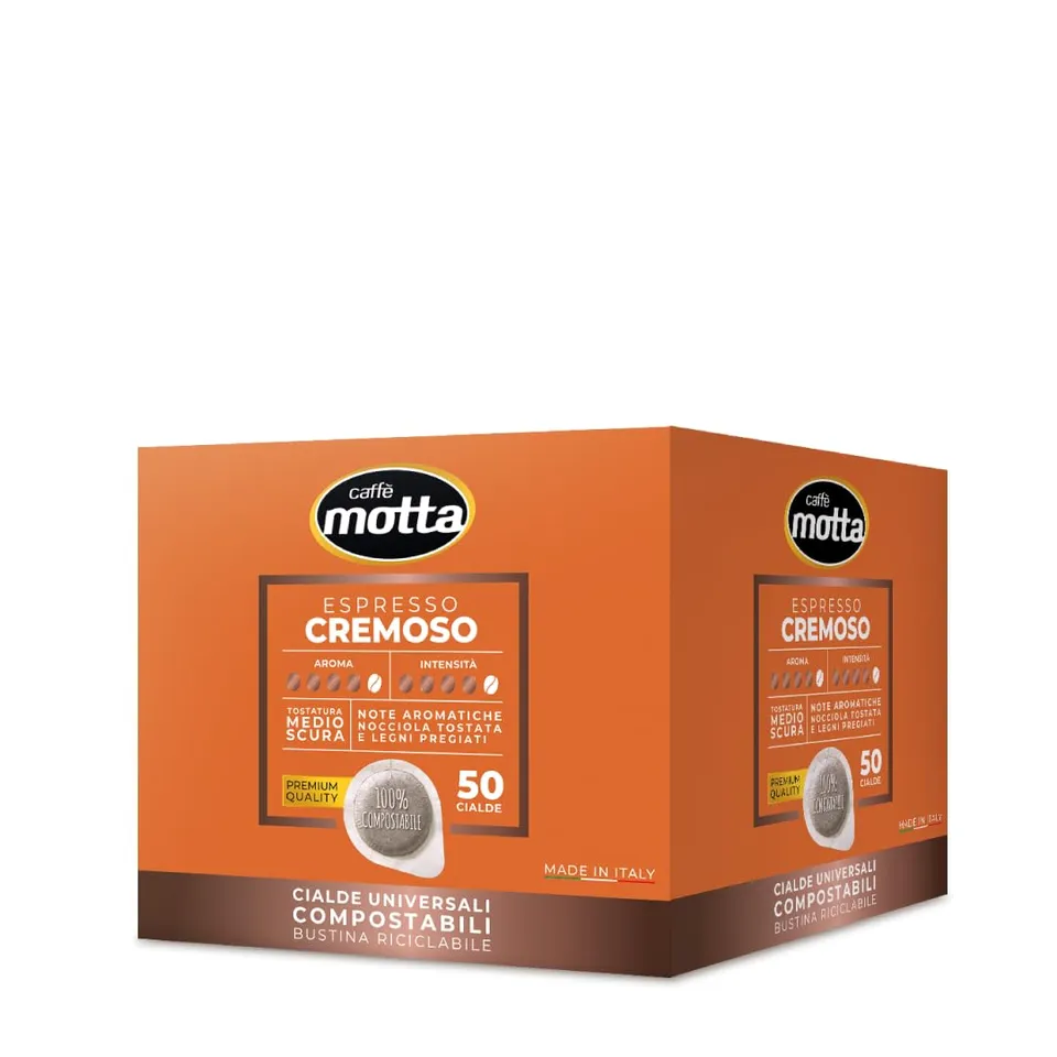 caff-motta-espresso-cremoso-cialde-ese-44-mm-50-cialde-compostabili image 1