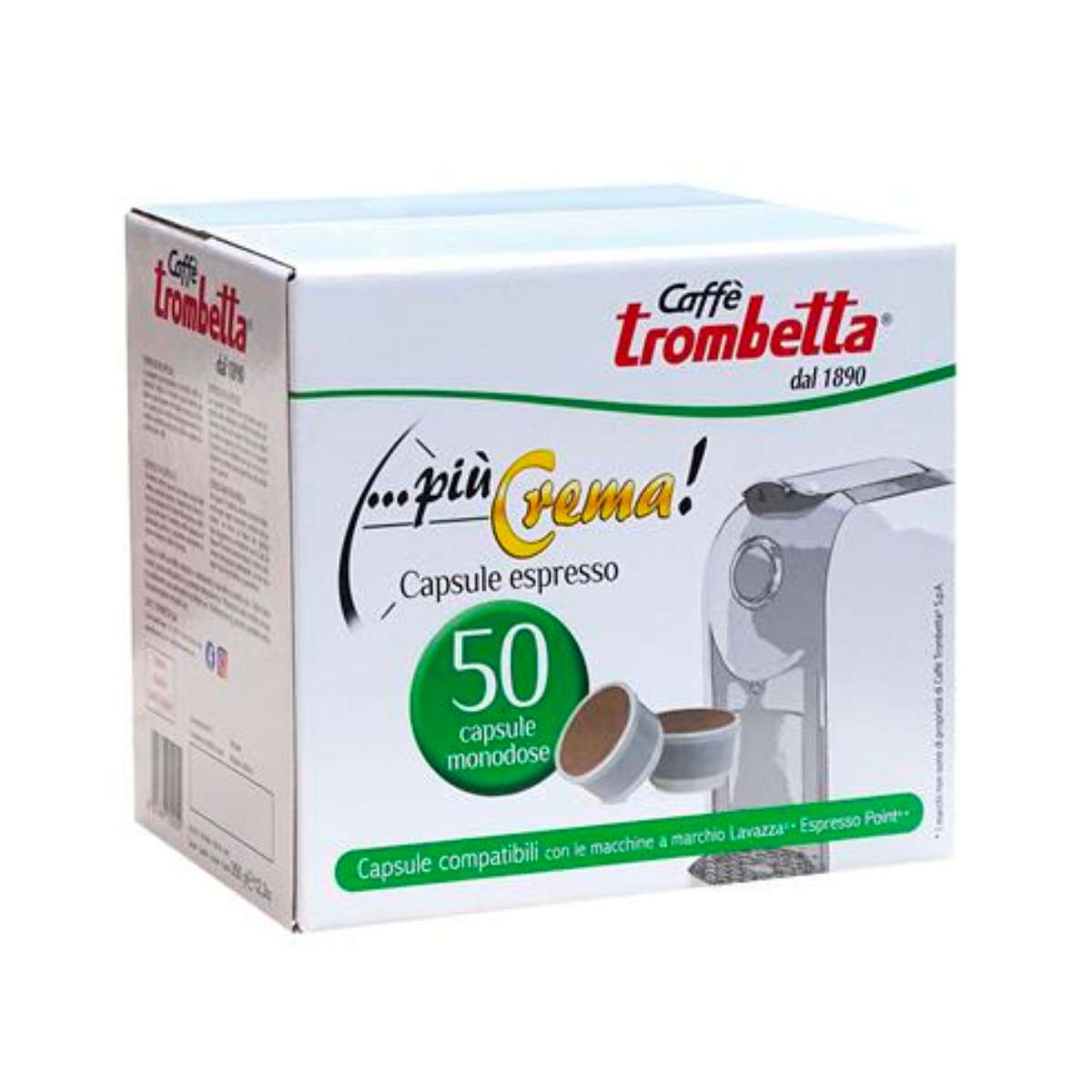 caff-trombetta-pi-crema-300-capsule-compatibili-lavazza-espresso-point-6x50 image 2