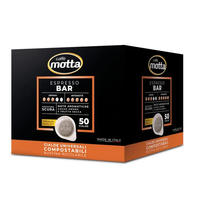 caff-motta-espresso-bar-50-cialde-ese-44-mm-compostabili image 1