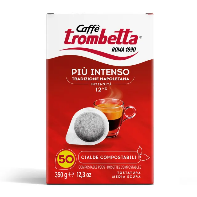 caff-trombetta-pi-intenso-cialde-ese-44-mm-6-confezioni-da-50-cialde-300-cialde image 1