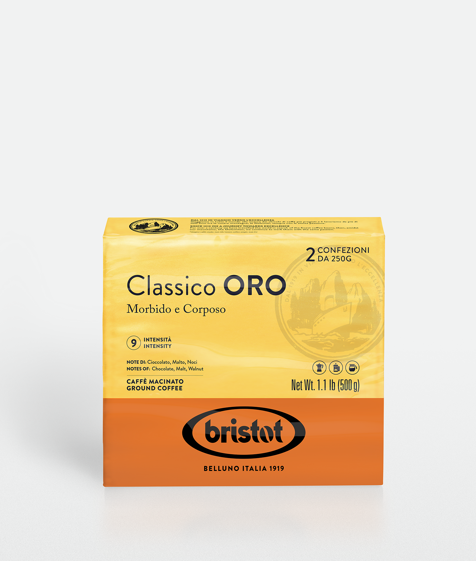 caff-bristot-classico-oro-cialde-ese-44-mm image 1