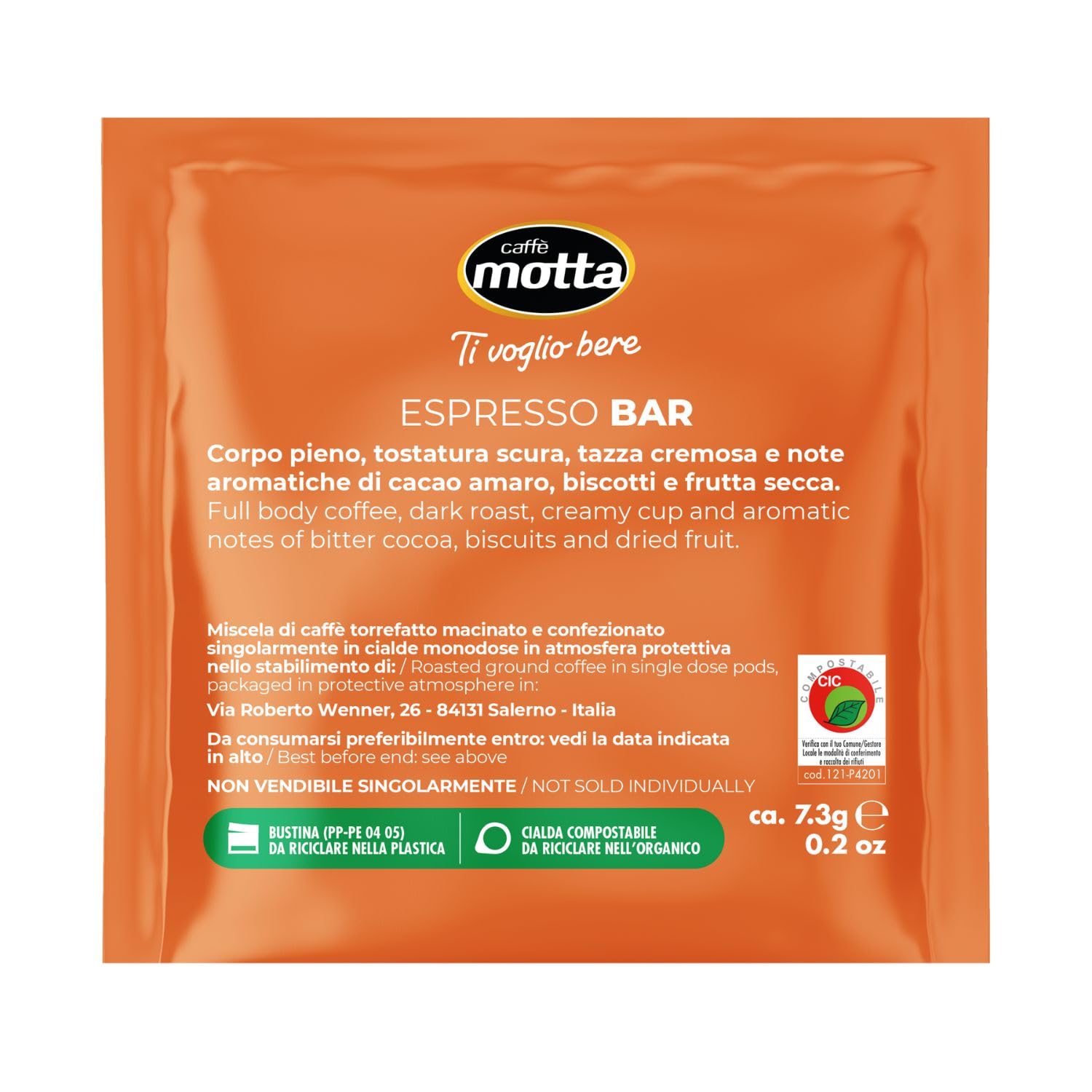 caff-motta-cialde-compostabili-espresso-bar-e-s-e-44mm-75-cialde-da-7-3g image 4