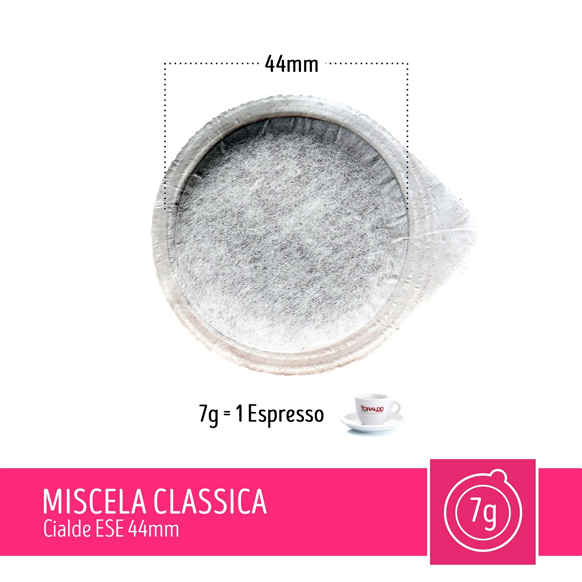 caff-toraldo-miscela-classica-cialde-ese-44-mm-150-unit image 4