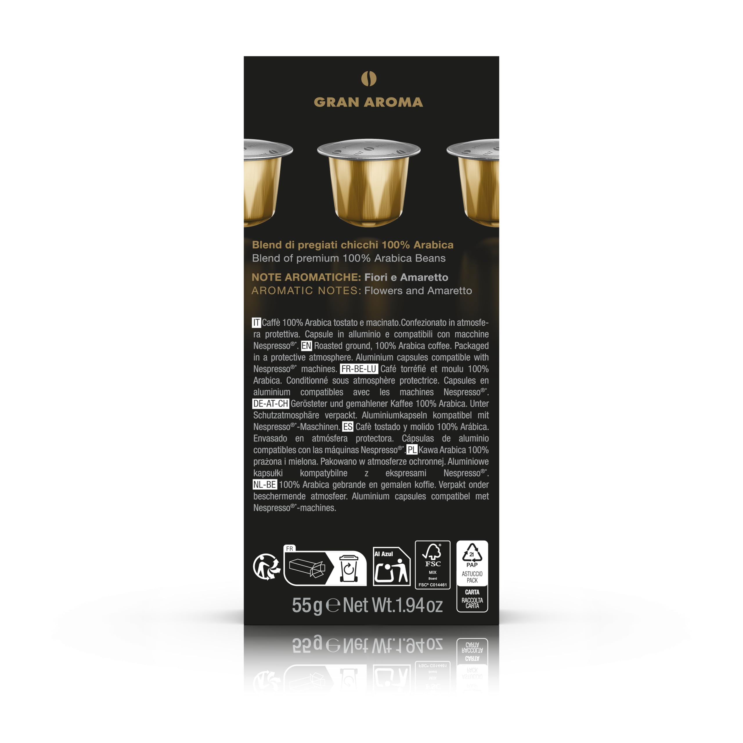 pellini-gran-aroma-100-arabica-100-capsule-alluminio-compatibili image 8