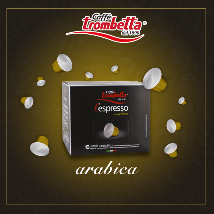 caff-trombetta-l-espresso-arabica-8-confezioni-da-10-capsule-compatibili-nespres image 2