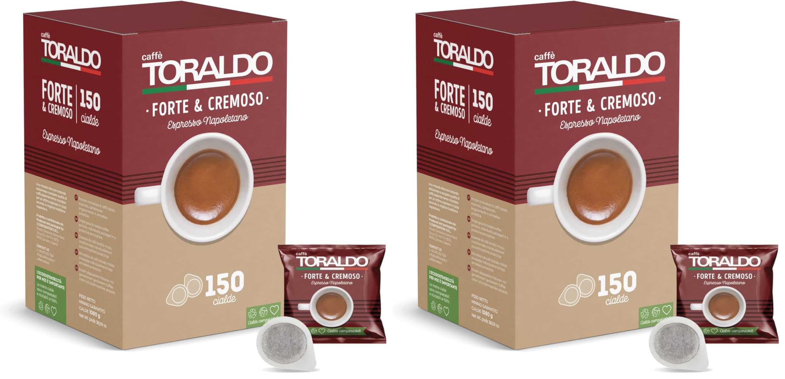 caff-toraldo-forte-e-cremoso-cialde-ese-44-mm-150-unit image 3