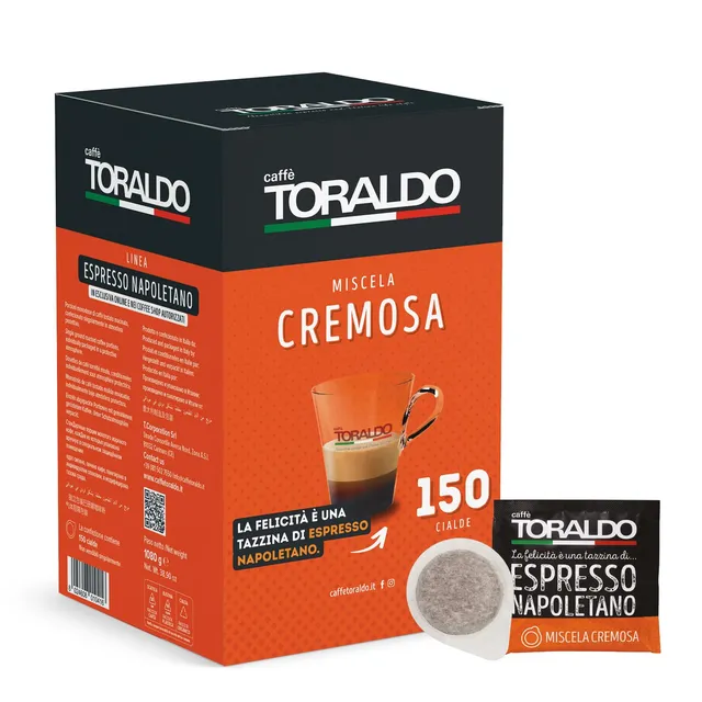 caff-toraldo-miscela-cremosa-cialde-ese-44-mm-150-pezzi image 1