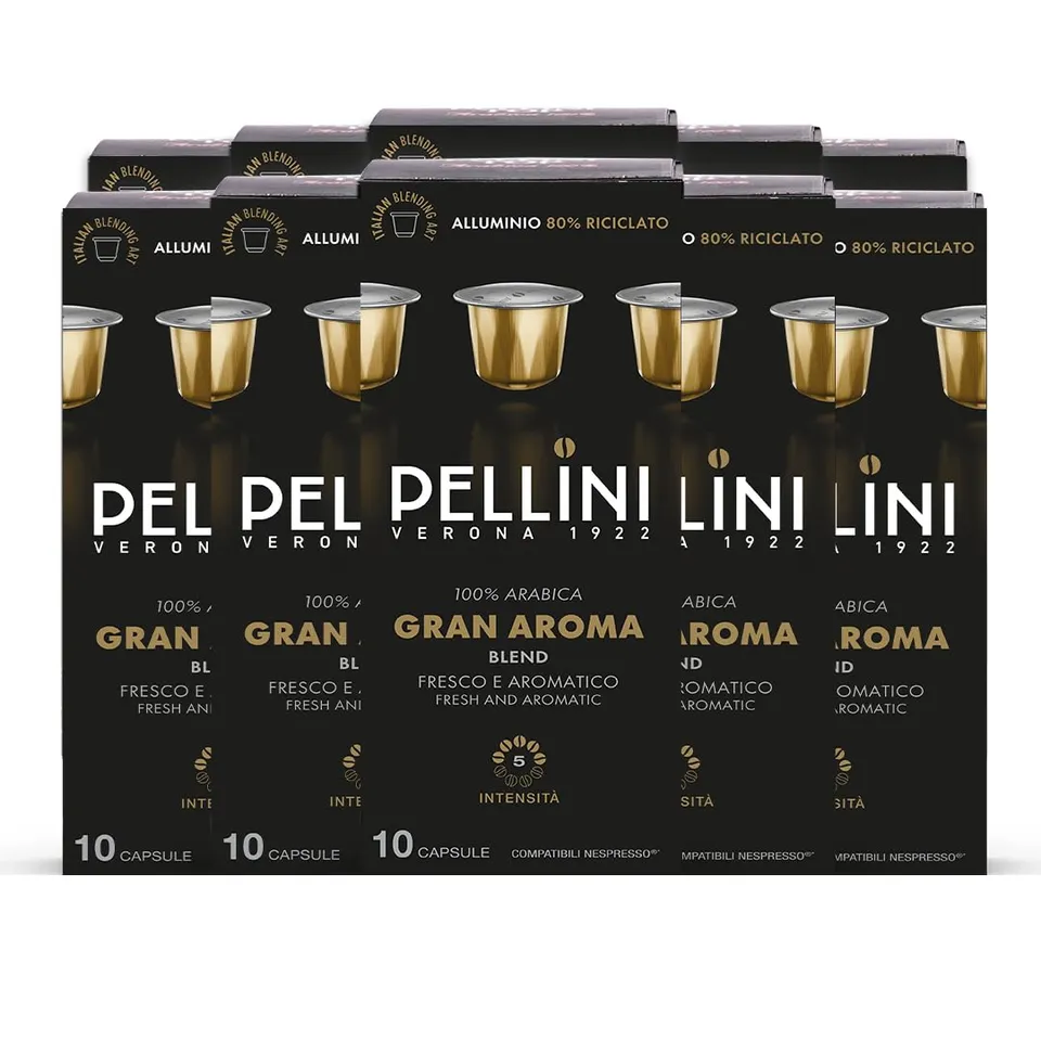 pellini-gran-aroma-100-arabica-100-capsule-alluminio-compatibili image 1