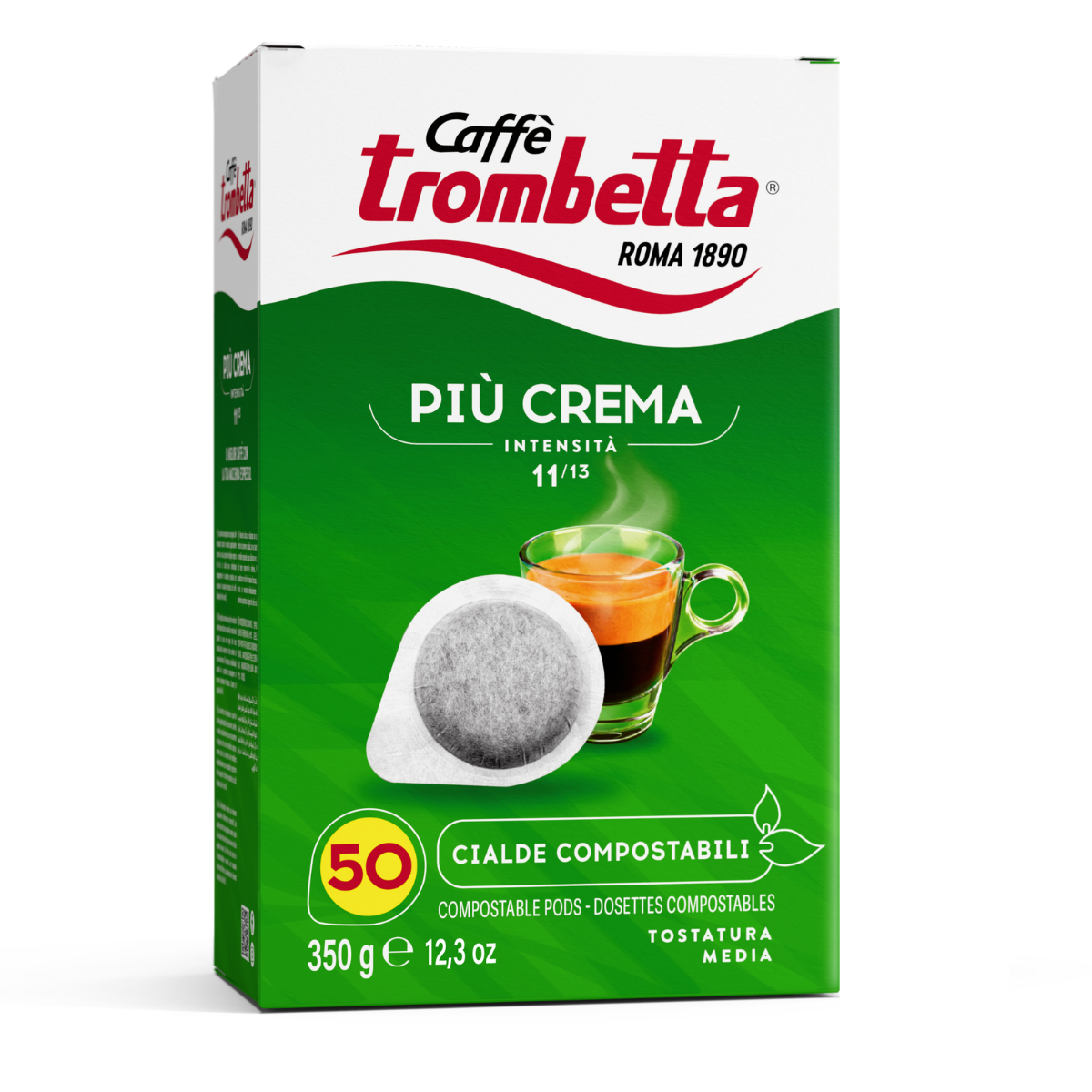 caff-trombetta-pi-crema-in-cialde-ese-6-confezioni-da-50-cialde-300-cialde image 2