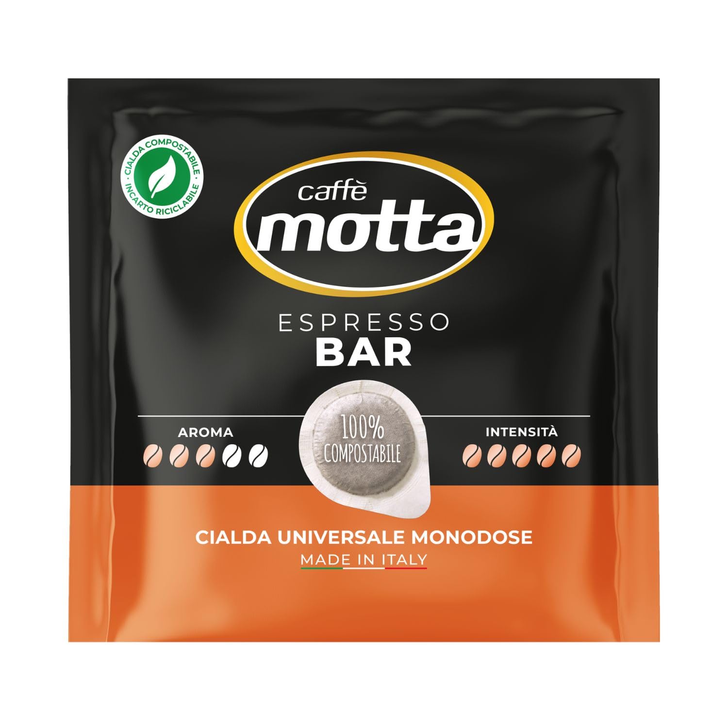 caff-motta-cialde-compostabili-espresso-bar-e-s-e-44mm-75-cialde-da-7-3g image 2