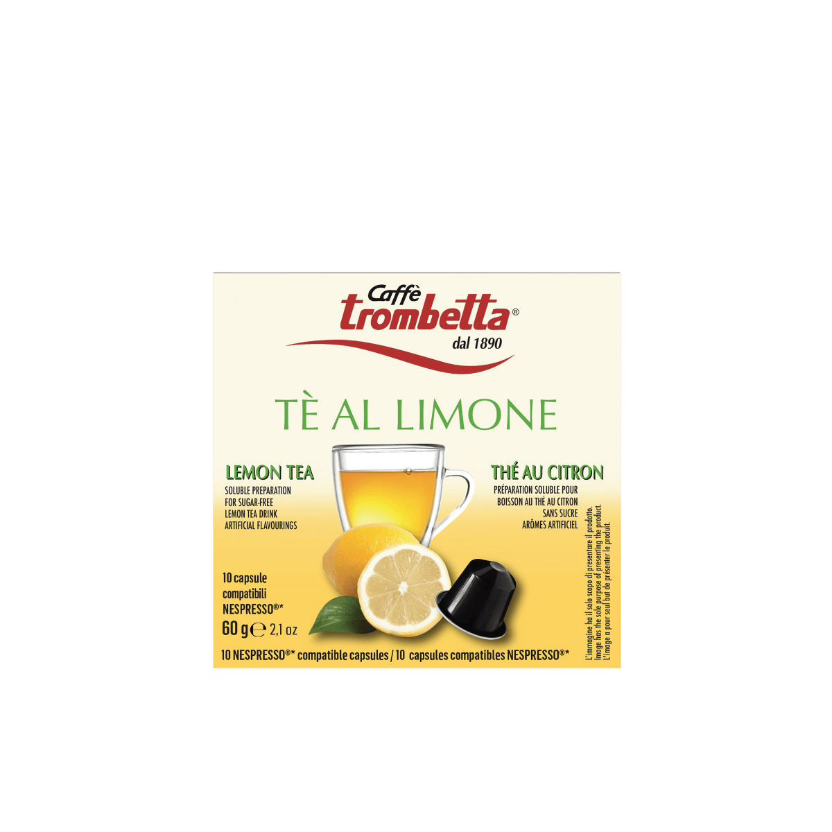 caff-trombetta-l-espresso-t-al-limone-40-capsule-compatibili-nespresso image 1