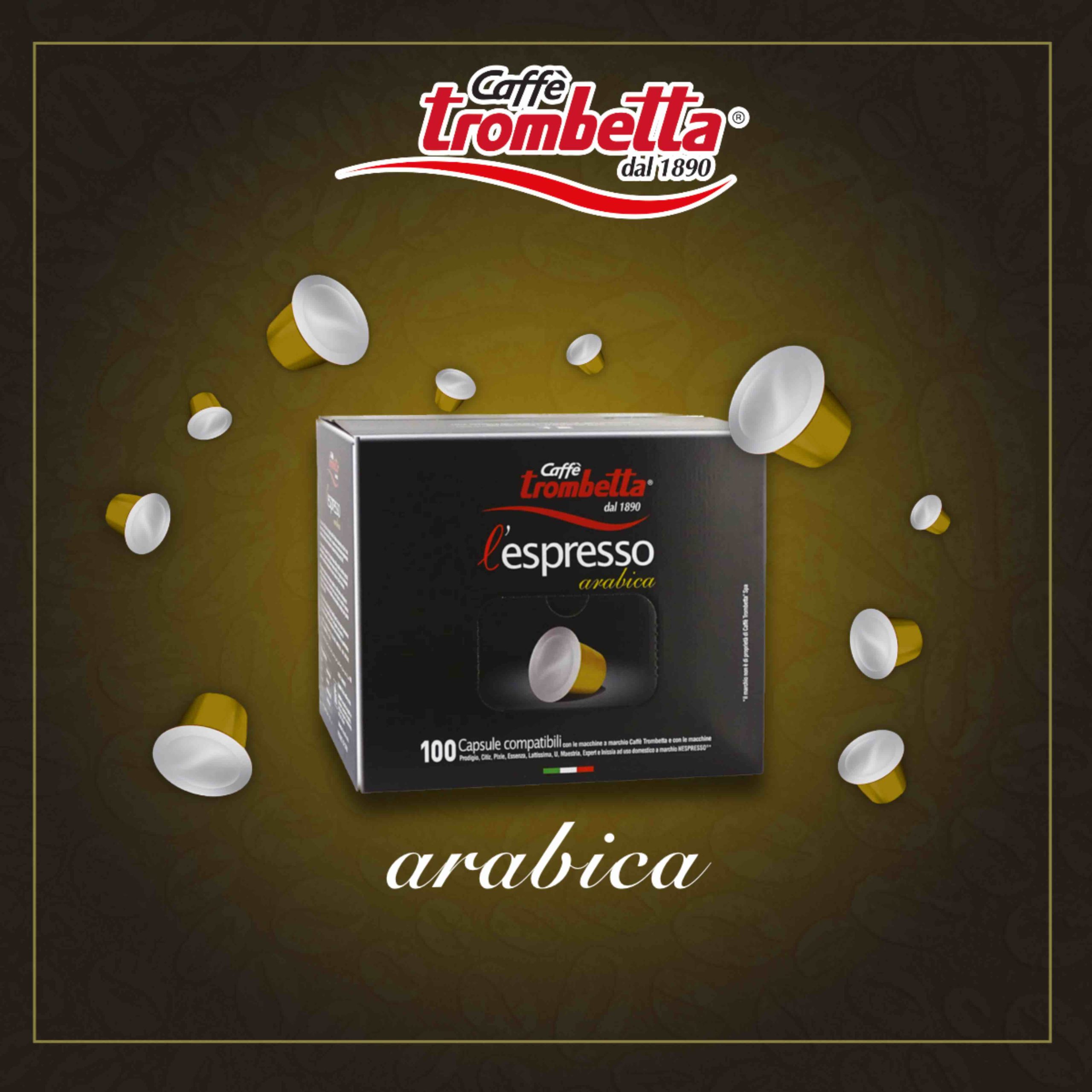 caff-trombetta-l-espresso-arabica-100-capsule-compatibili-nespresso image 3