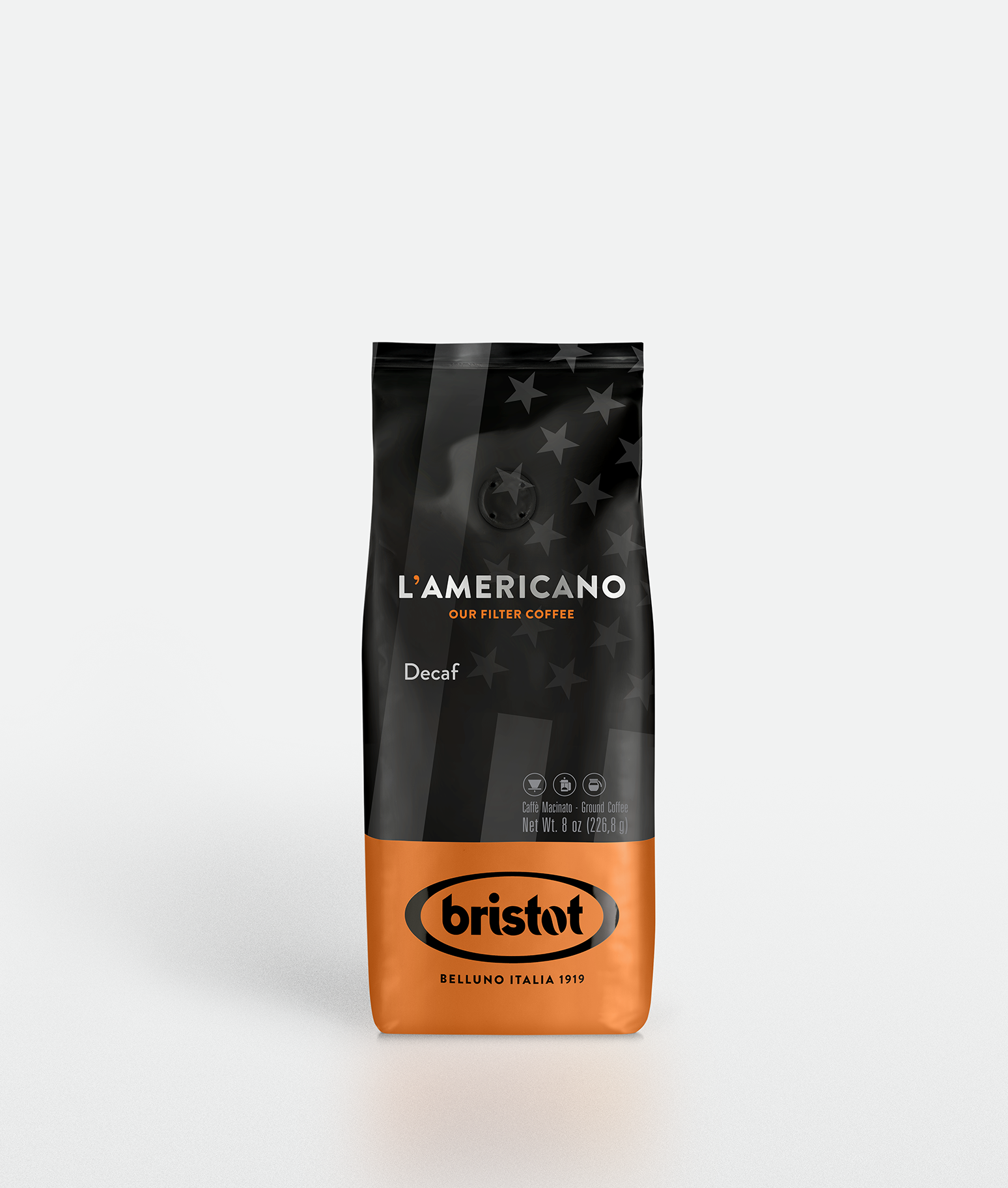 caff-bristot-americano-decaf-caff-decaffeinato-monoporzionato image 1