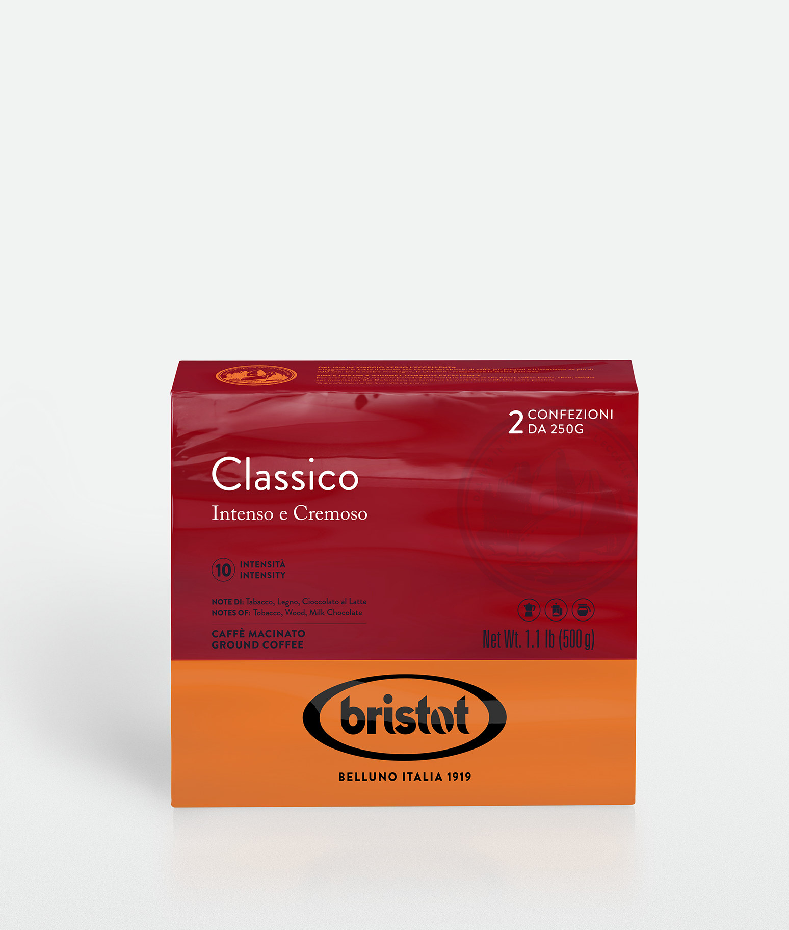 caff-bristot-classico-bipack-caff-monoporzionato-doppia-confezione image 1