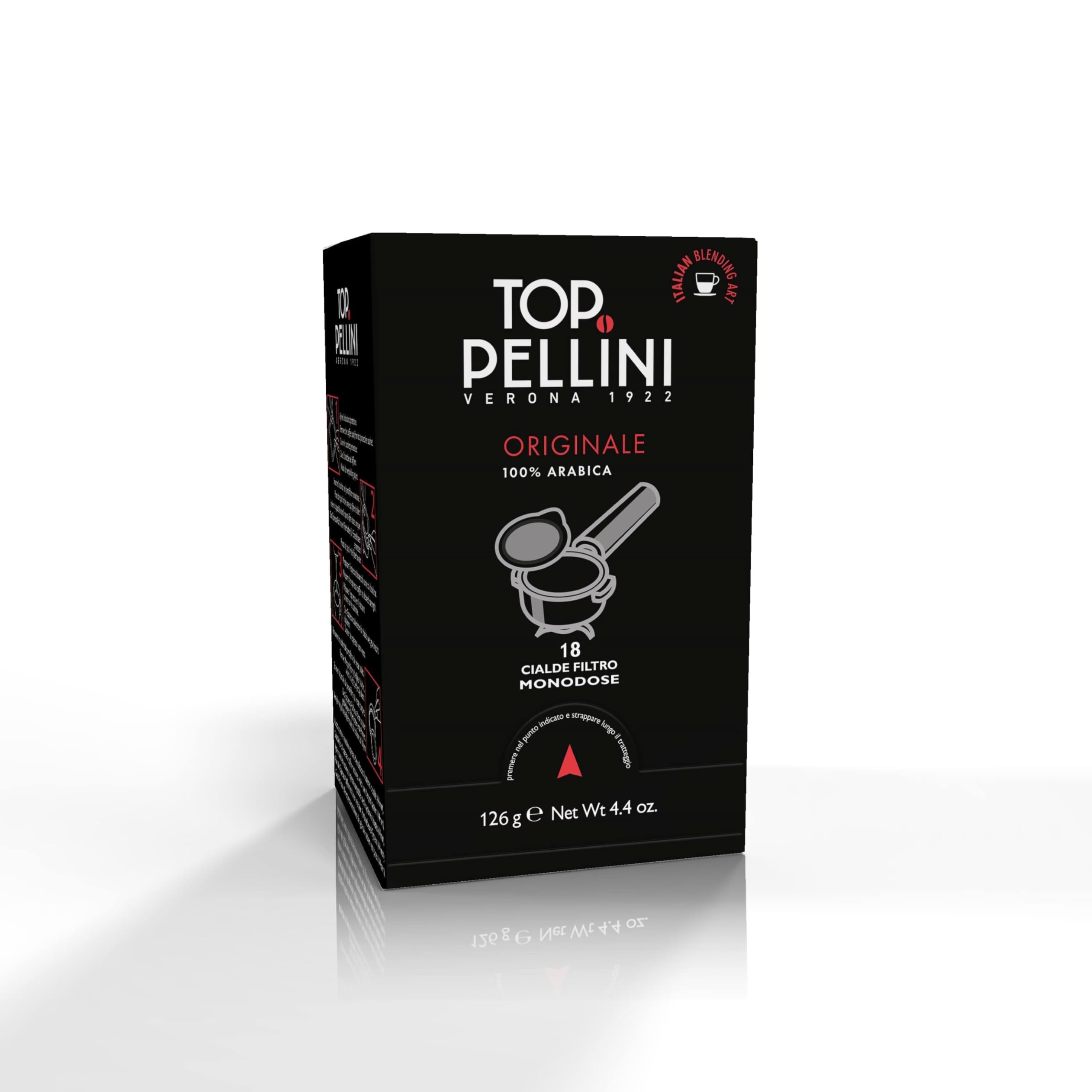 pellini-top-originale-100-arabica-108-cialde-compostabili-ese image 1
