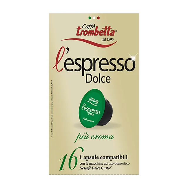 caff-trombetta-l-espresso-dolce-pi-crema-128-capsule-compatibili-dolce-gusto image 1