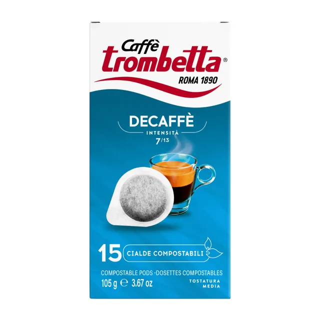 caff-trombetta-decaffeinato-in-cialde-ese-compostabili-12-confezioni-da-15-ciald image 1