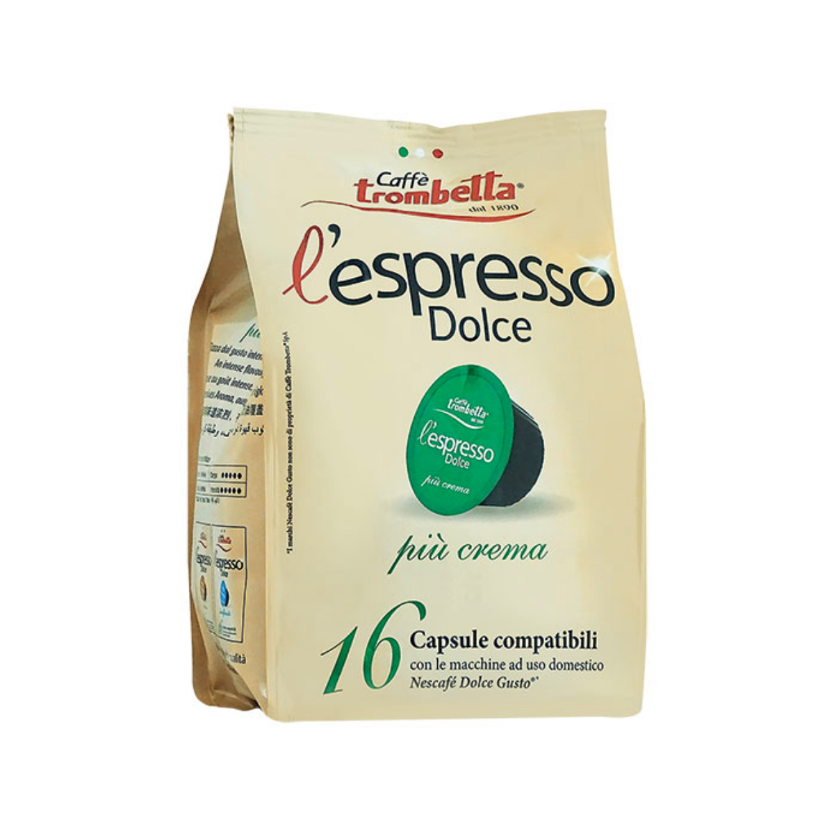 caff-trombetta-l-espresso-dolce-pi-crema-128-capsule-compatibili-dolce-gusto image 2