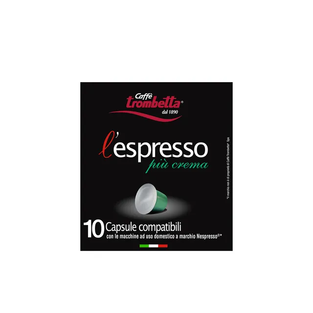 caff-trombetta-l-espresso-pi-crema-capsule-compatibili-nespresso-8-confezioni-da image 1