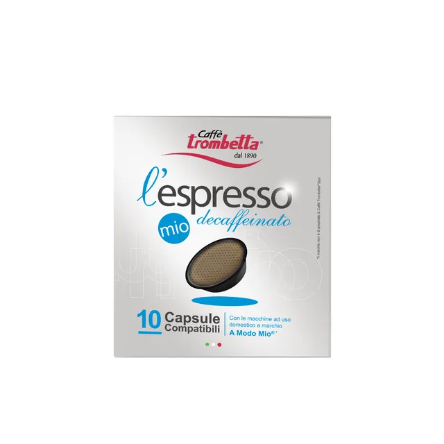 caff-trombetta-l-espresso-mio-decaffeinato-80-capsule-compatibili-lavazza-a-modo image 1