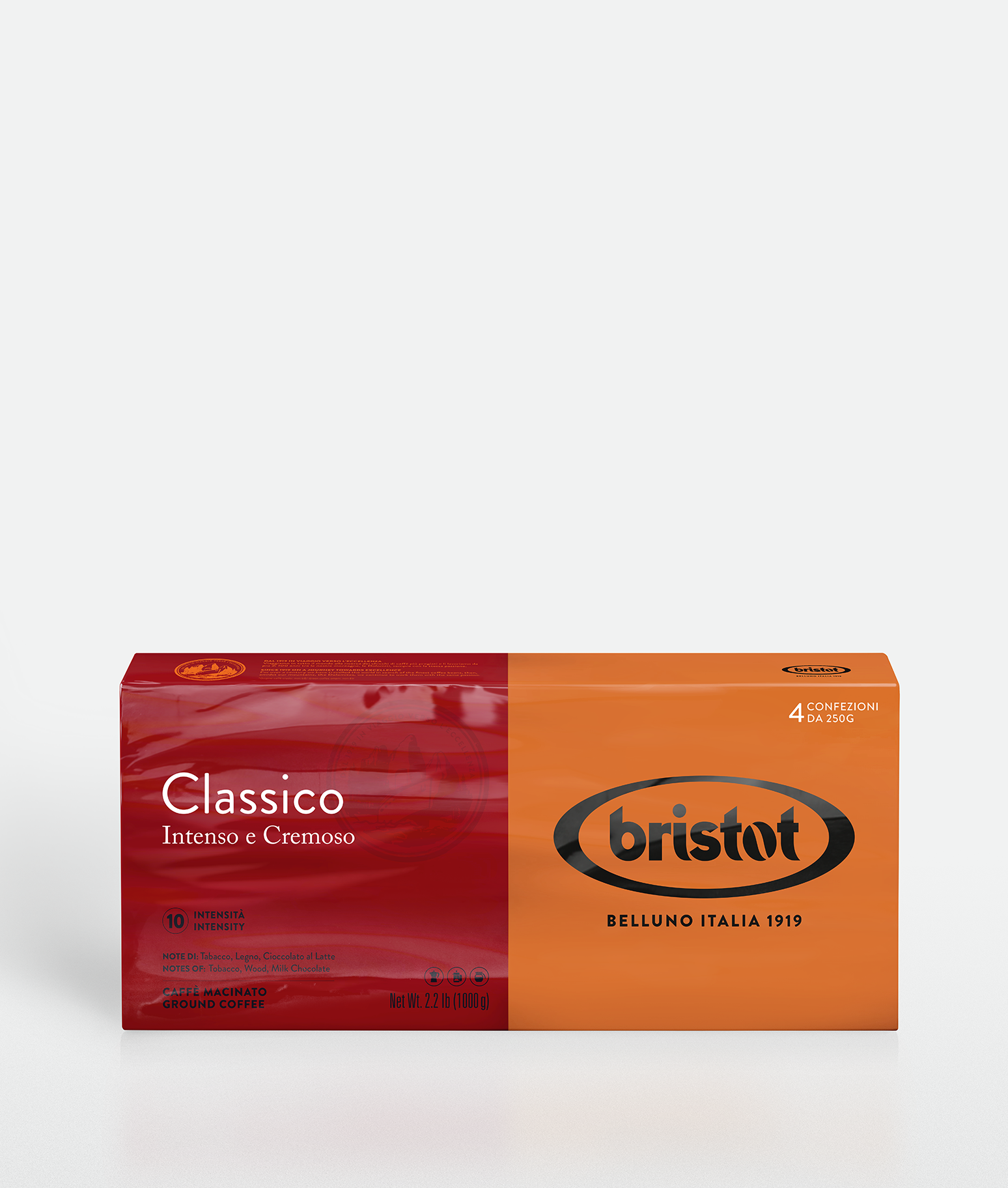 caff-bristot-classico-quadripack-caff-monoporzionato-4-pezzi image 1