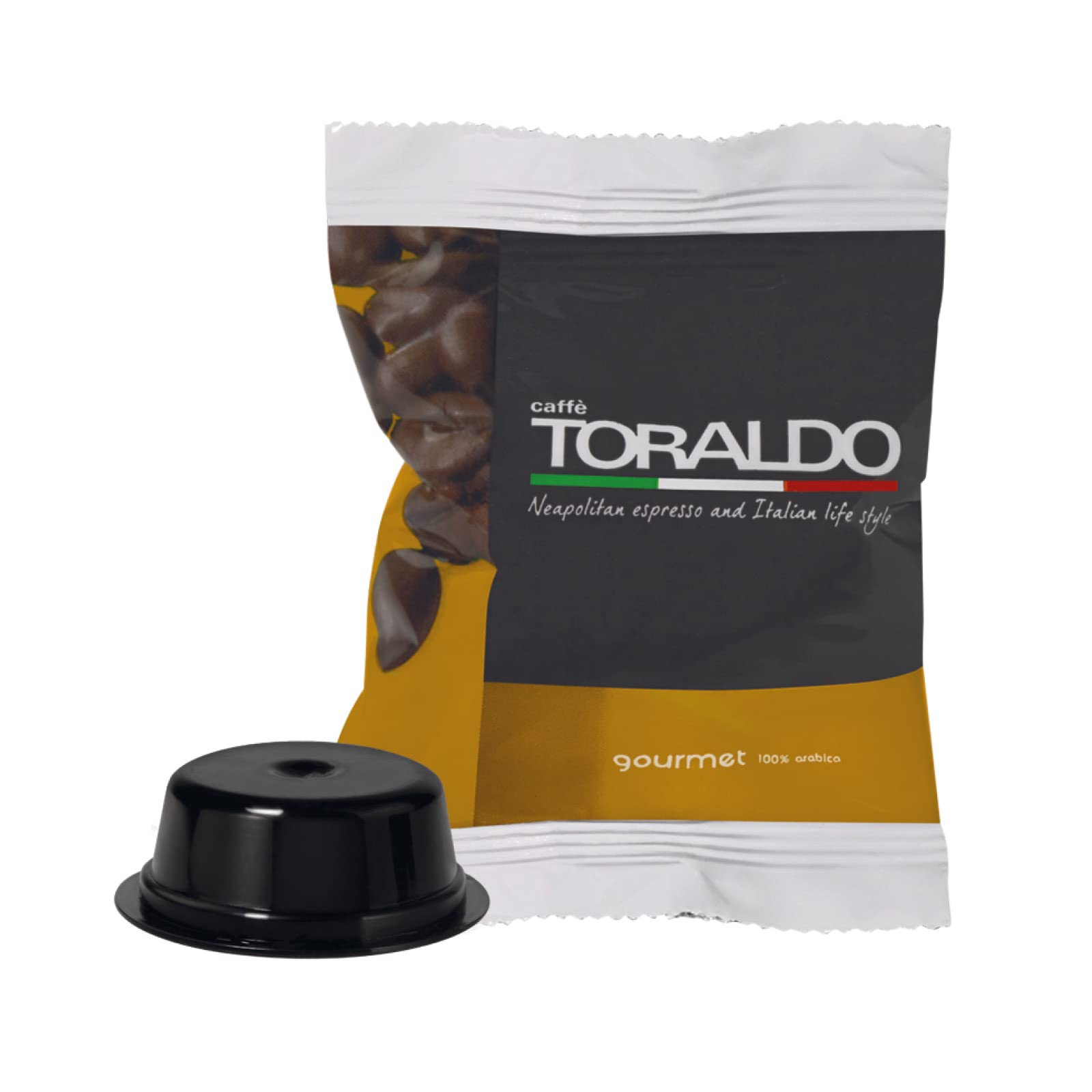 caff-toraldo-miscela-gourmet-100-capsule-compatibili-a-modo-mio image 1