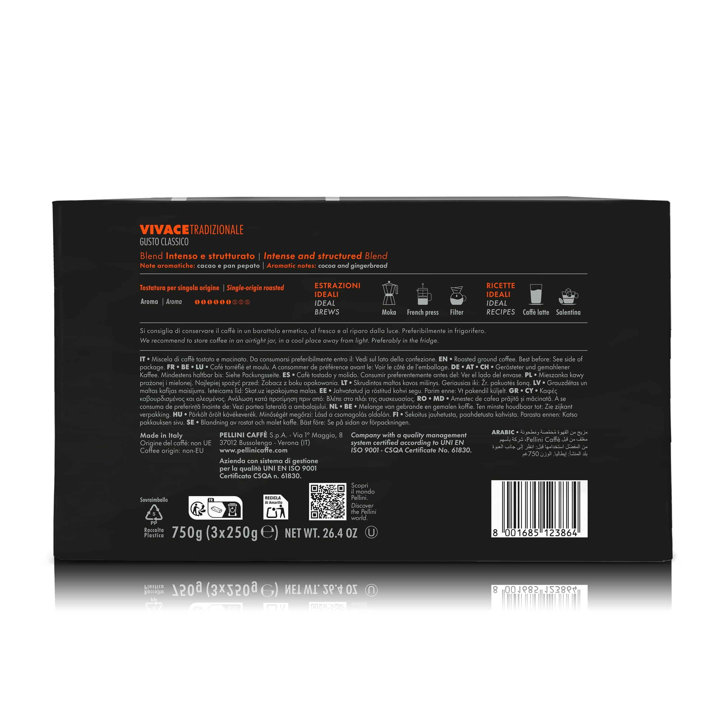 pellini-n-42-vivace-tradizionale-caff-macinato-per-moka-3-x-250-g image 8