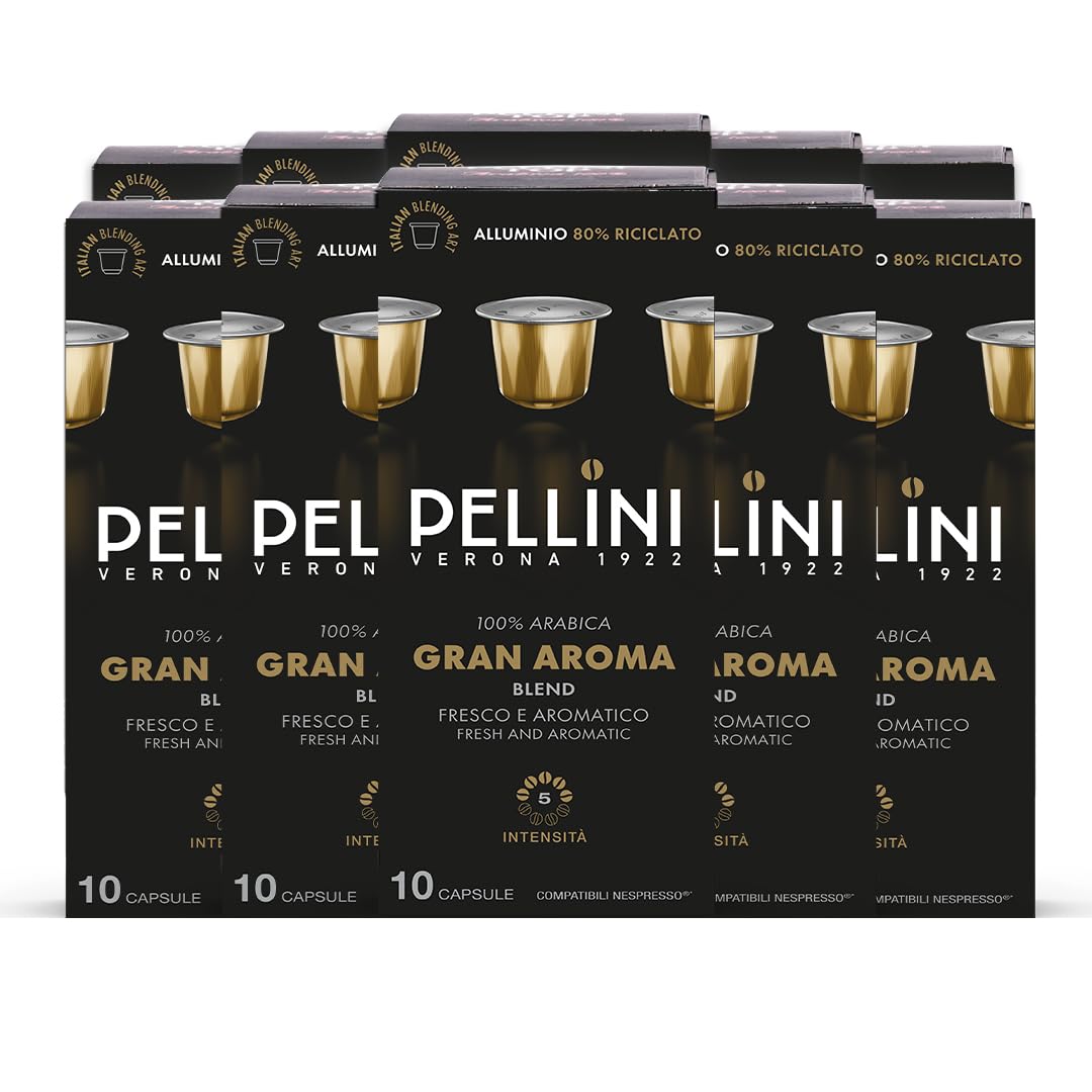 pellini-gran-aroma-100-arabica-100-capsule-alluminio-compatibili image 1